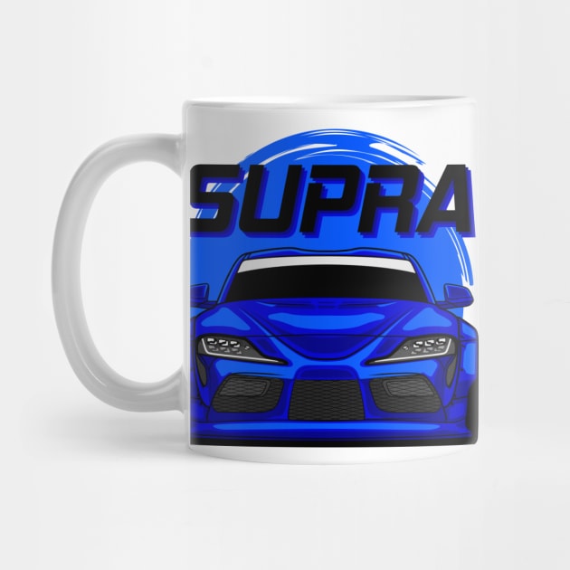 Blue Supra MK V by GoldenTuners